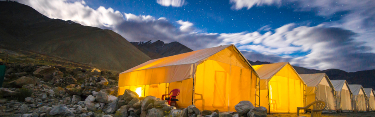 camping in leh